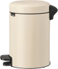 мусорное ведро brabantia newicon 149887 3 л, бежевое