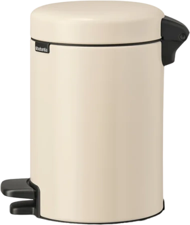 мусорное ведро brabantia newicon 149887 3 л, бежевое