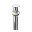 Донный клапан Point PN000Z1W, без перелива, белый глянцевый