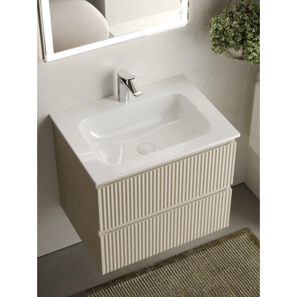тумба под раковину sancos snob r 60 snr60ce подвесная beige soft