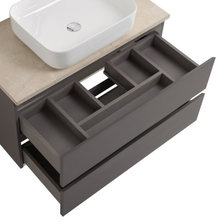 столешница под раковину belbagno 100 kep-100-grn-w0 granito