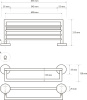 полка для полотенец bemeta neo 104205075