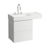 тумба под раковину laufen kartell by laufen 4.0756.9.033.640.1 58х45х60 см, подвесная, цвет белый матовый