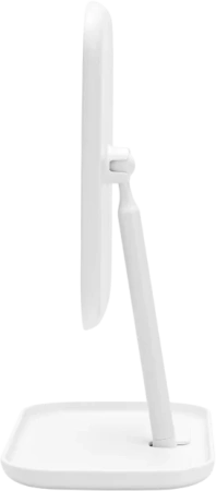 косметическое зеркало brabantia renew 280726 без подсветки, поворотное, белое
