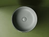 раковина ceramicanova element cn6073mh накладная, ø36 см, антрацит матовый