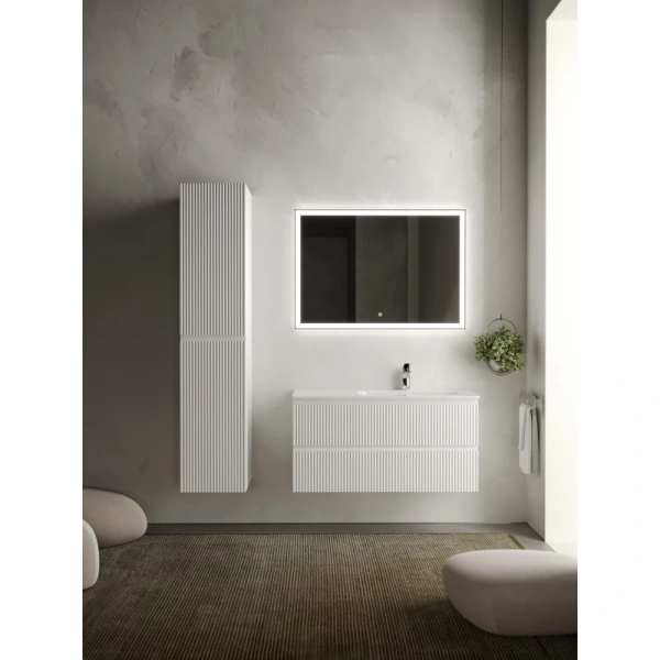 тумба под раковину sancos snob r 100 r snr100rw подвесная bianco