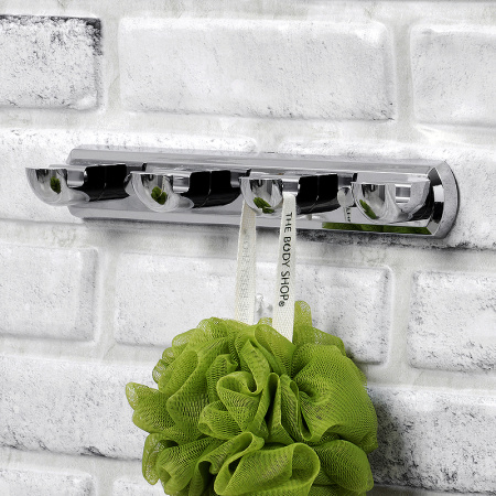вешалка для полотенец wasserkraft kammel k-8374 цвет хром