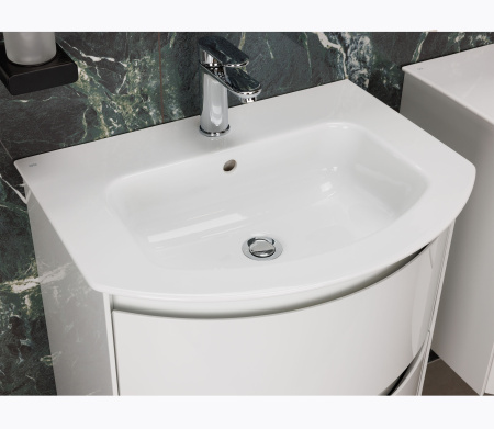 тумба под раковину berloni bagno way round warbs2ced4c 111 60x48 см, с 2-мя ящиками (war0001), цветceramica opaco