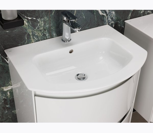 тумба под раковину berloni bagno way round warbs2ced4c 101 60x48 см, с 2-мя ящиками (war0001), цвет ceramica lucido