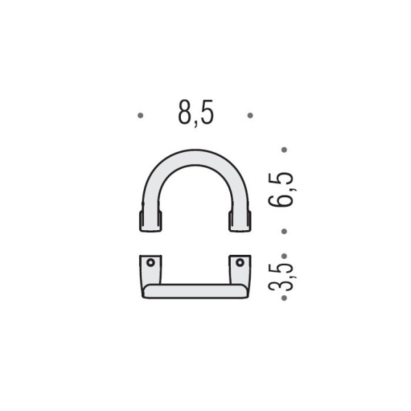 Крючок Colombo Design Lulu BLC47.CR одинарный, хром