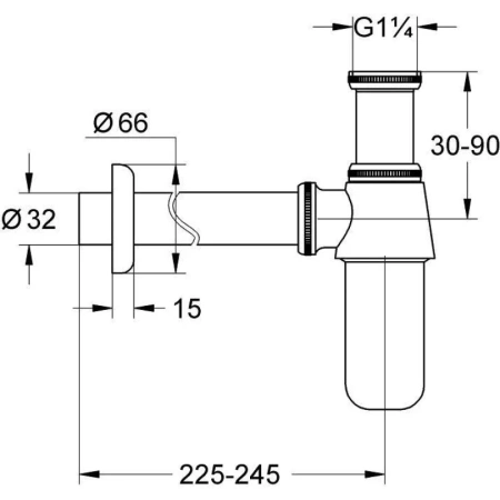 сифон для раковины grohe 28920000