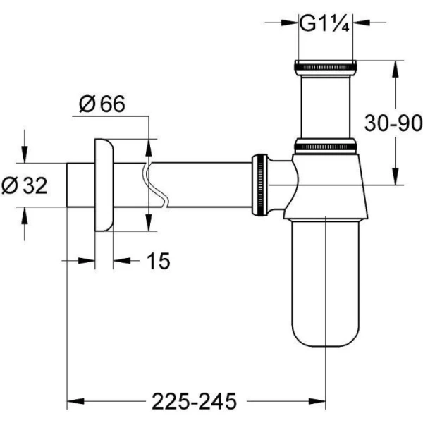 сифон для раковины grohe 28920000