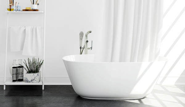 смеситель для ванны lemark melange lm4944cw белый хром