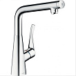 Смеситель для кухни Hansgrohe Metris Select 73811800, сталь