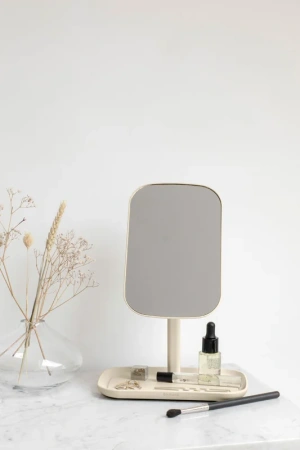 косметическое зеркало brabantia renew 223488 без подсветки, поворотное