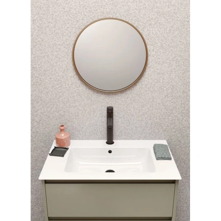 раковина gsi pura 8843111 подвесная, 80x50 см, bianco lucido (белый глянец)