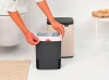 мусорное ведро brabantia bo 234101 7 л, бежевое