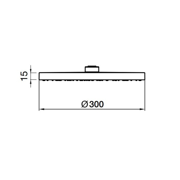 верхний душ webert comfort ac1010015steel цвет хром
