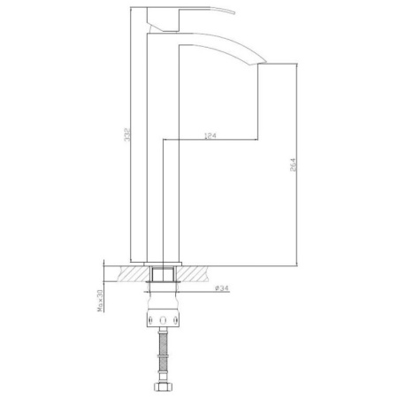 смеситель для раковины haiba hb11815