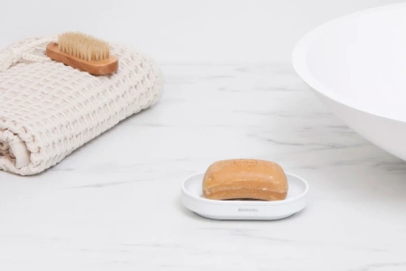 мыльница brabantia mindset 303340 белая