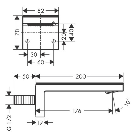 излив axor myedition 47410350