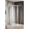 Душевой уголок Cezares Momento A-2 100х100 профиль Хром стекло прозрачное