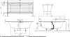 квариловая ванна villeroy & boch squaro edge 12 ubq170sqe2dv-01 170x75 см