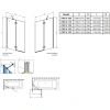 шторка для ванны radaway essenza pnd ii 120 right 110002120-01-01r прозрачное