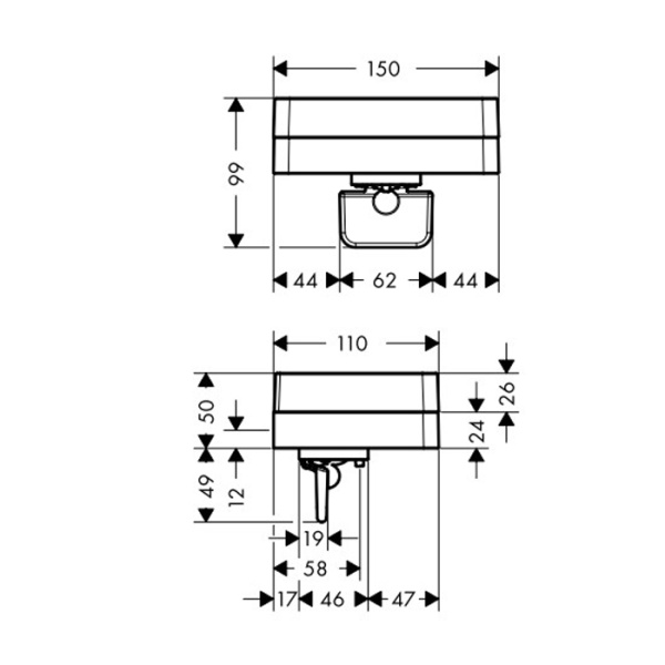 Дозатор для мыла Axor Universal 42819000