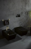 биде villeroy & boch memento 2.0 443300r7 подвесное, pure black с ceramicplus