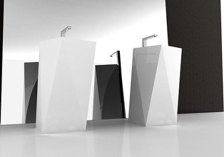 раковина напольная 50 см artceram sharp osl008 01 00