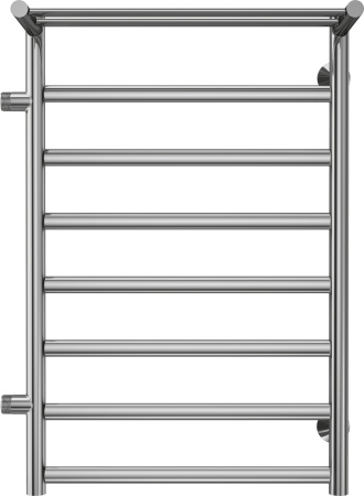Полотенцесушитель водяной Terminus Хендрикс П8 500x800 4670078531582 с полкой, с боковым подключением 500 слева