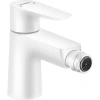 Смеситель Hansgrohe Talis E 71720700 для биде, с донным клапаном, белый матовый