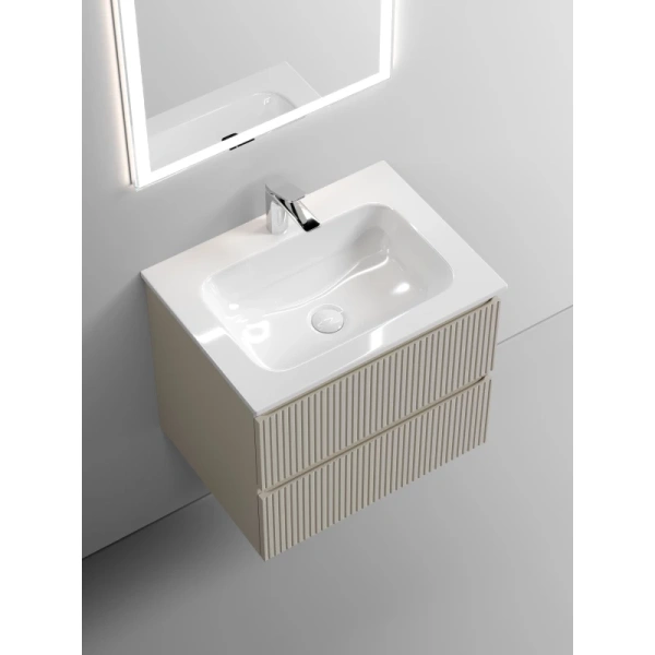 тумба под раковину sancos snob t 60 snt60ce подвесная beige soft