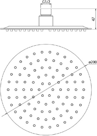 верхний душ iddis 00320rsi64