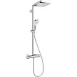 Душевая система Hansgrohe Crometta Е 240 1jet Showerpipe 27271000 с термостатом.