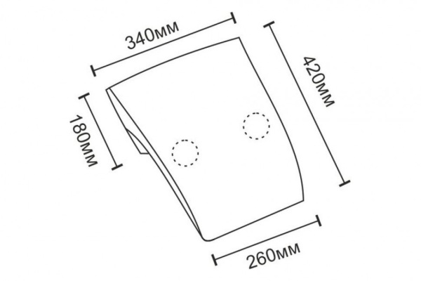 подголовник royal bath х-21 серый (для triumph)