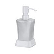 Дозатор WasserKraft Amper K-5499WHITE для жидкого мыла, цвет белый