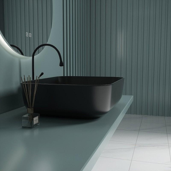 раковина-чаша esbano astanes-n 50 esrnastanmb черная матовая