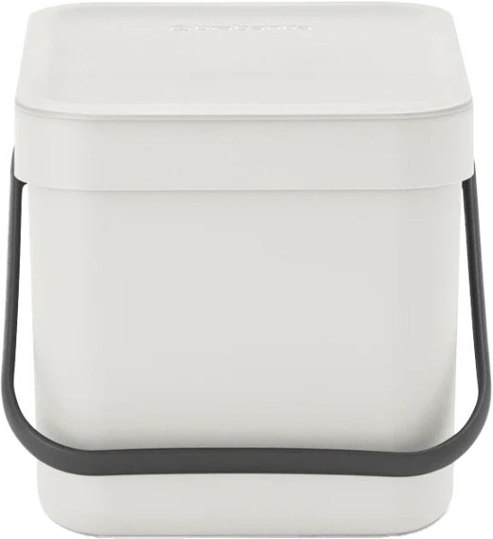 Мусорное ведро Brabantia Sort&Go 213267 6 л, светло-серое