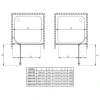 душевая дверь radaway torrenta dwj 80 l графитовое