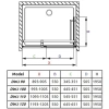 душевая дверь radaway carena dwj 100 r прозрачное