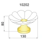 мыльница boheme 10202 золото