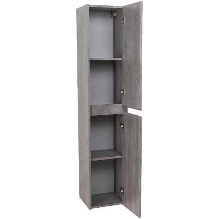 шкаф подвесной belbagno kraft-1600-2a-sc-cg-r с двумя распашными дверцами с доводчиками, цвет cemento grigio