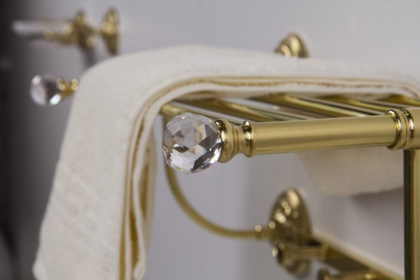 Полотенцедержатель с крючками ART&MAX BAROCCO CRYSTAL AM-2032-Cr-C