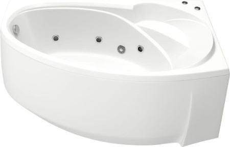 акриловая ванна bas фэнтази 150x88 (вг00344), гидромассажная
