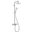 Душевая система Hansgrohe Croma Select E 180 2jet Showerpipe 27352400