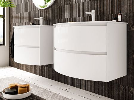 тумба под раковину berloni bagno way round warbs2ckd4c 101 100x48 см, с 2-мя ящиками (war0003), цвет ceramica lucido