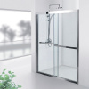 Дверь для душевой кабины в нишу Aquanet Delta NPD6122 140 00183848 профиль Хром стекло прозрачное