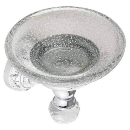 мыльница migliore cristalia 16790 цвет хром с кристаллом swarovski